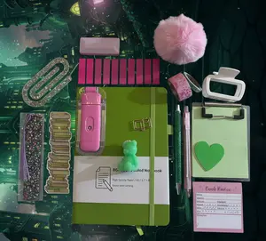 Pink and green journal bundle