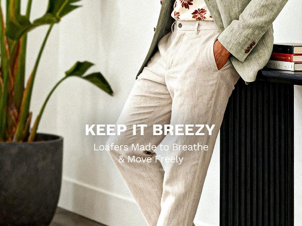 Bruno Marc Men's Knitted Fabric Slip On Casual Loafers