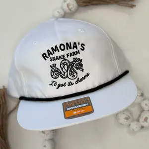 Ramona’s Snake Farm Hat - Men’s Unstructured Umpqua Snapback Cap
