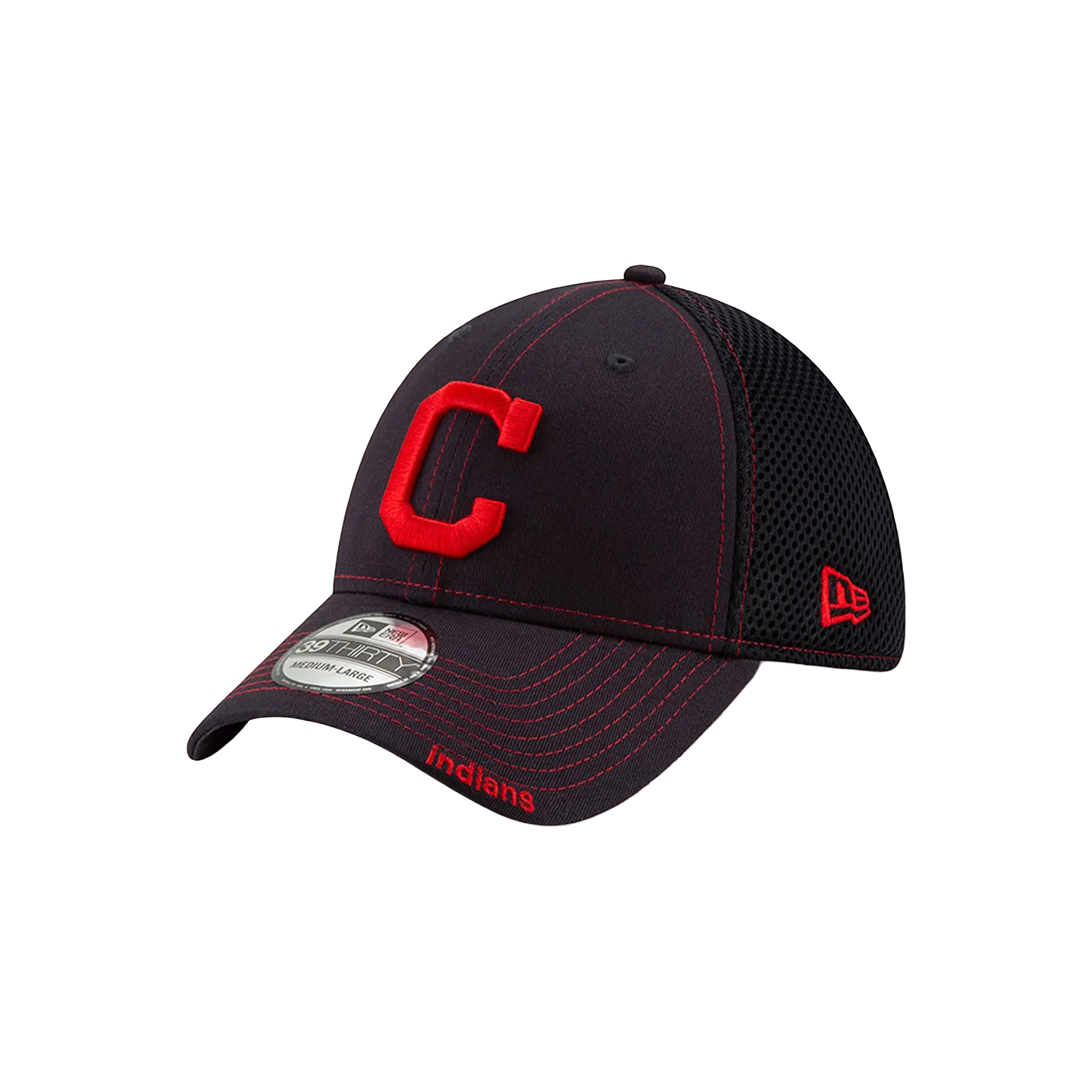 39THIRTY Cleveland Indians 2019 Classic Team "Navy and Black / Red - Stitch" NE712