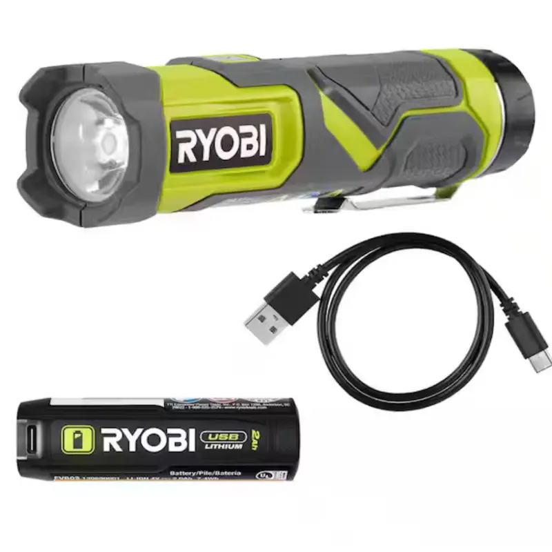 600 Lumen Compact LED Flashlight – Powerful & Recharge