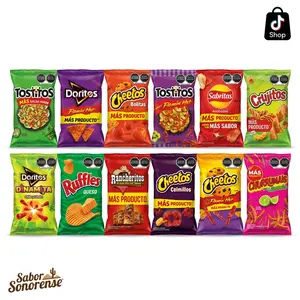 12 authentic mexican chips Snack  Crunchy