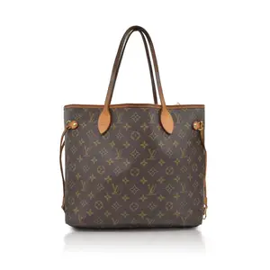 Pre-owned Louis Vuitton canvas Shoulder Bags $2170 Monogram Neverfull MM Cherry AR1127
