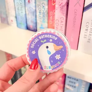 Cute Phone Grip, Social Gathering Kindle Accessory, Adorable GripTok, Gift For Lover magnetic mount sticky Foldable Wireless pop socket