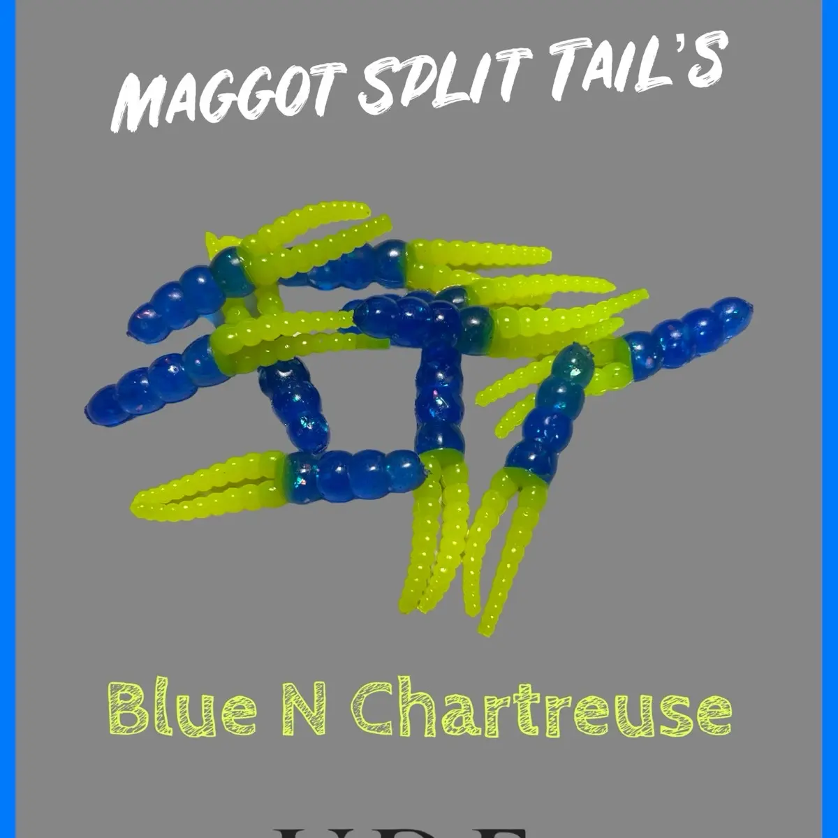 Maggot Split Tail Pan Fish Series - 1-1/2 Inch 10Pk Maggot Split Tail Pan Fish Series - 1-1/2 Inch 10Pk