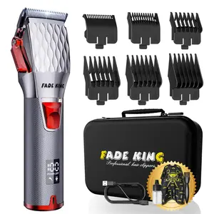 Professional Hair Clippers for Men, Cordless Barber Clippers with LED Display, Rechargeable Hair Cutting Kit for Fade & Taper, Fathers Day Gift for Dad Men Husband