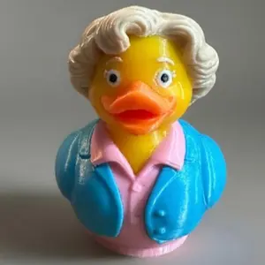 BETTY WHITE 3D PRINTED DUCK COLLECTIBLE