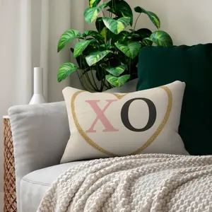 Sparkle XO Love Lumbar Pillow - Sparkle Gifts