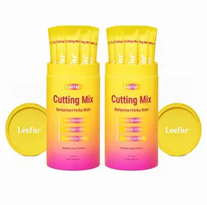 2 Pack LeeFar Cutting Drink Mix – | JF Strawberry Açaí Flavor – | (30 Servings)