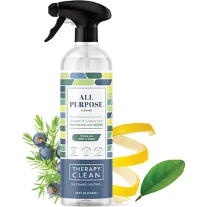 All Purpose Spray - Juniper & Lemon Zest 24 fl.oz - 100% Natural Scent, Surface Counter, Surface Cleaner, Non Toxic All Purpose Cleaner Spray