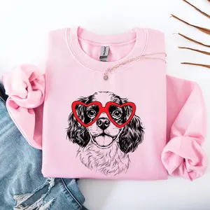Cavalier King Charles , Dog Lover Apparel, Pet, Dog Breed, Cute Sweatshirt, Crew Neck, Women's, Crewneck