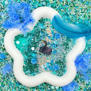 Swan Dance -supermix live mix-  Kosbling Mix, with Glitter, Mini Stones/Minerals for Journals, Frames, Mirrors & DIY Crafts