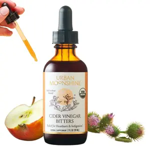 Cider Vinegar Digestive Bitters | Debloat, Heartburn, Alcohol-free | Urban Moonshine