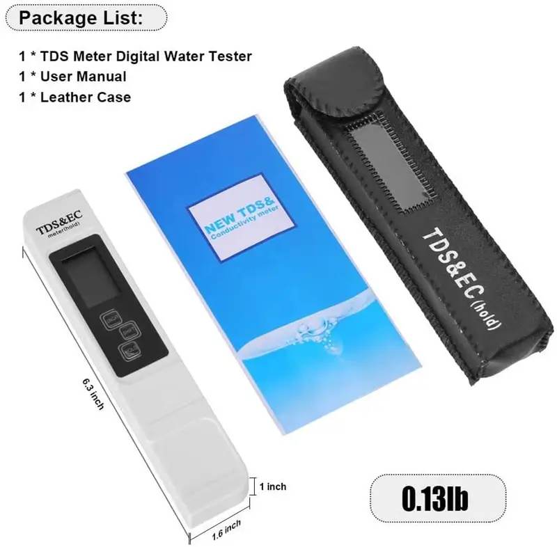Digital Water Tester - 4 Modes for Accurate Testing