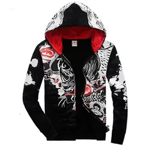 Red Allover 3D Print Hip Hop Hoodie