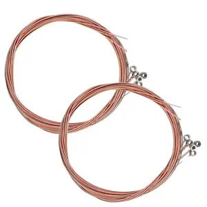 2sets Anti-Tangle Anti-Rust Phosphor Bronze Guitar Strings Set, High-Quality Acoustic Strings, Durable Steel Strings, Multi-Scene Use