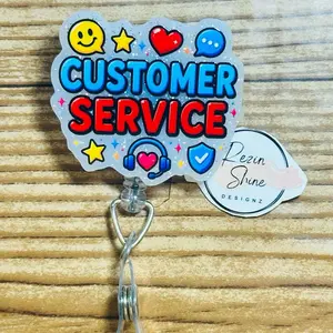 Customer Service Badge Reel