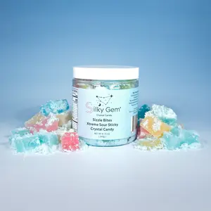 Silky Gem Sizzle Bites Xtreme (Sour Crystal Candy)