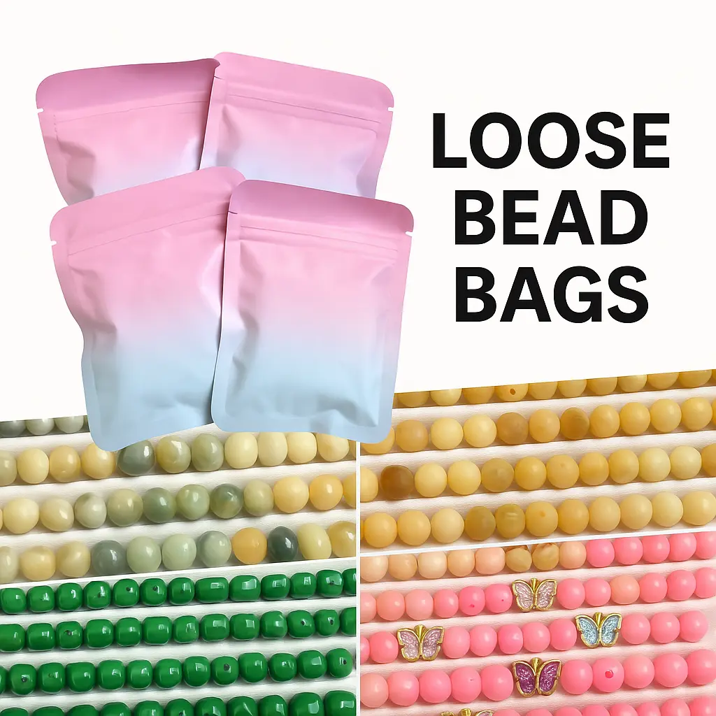 Nanilo Loose Beads Bag – Bodhi, Crystal & Glass Beads & Mixed & Seed Beads
