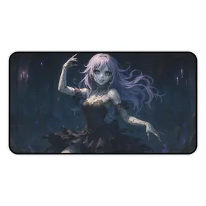 Zombie, Desk Mat, Anime Fan, Mouse Pad, Desk Accessory, Office Decor, Gaming Mat
