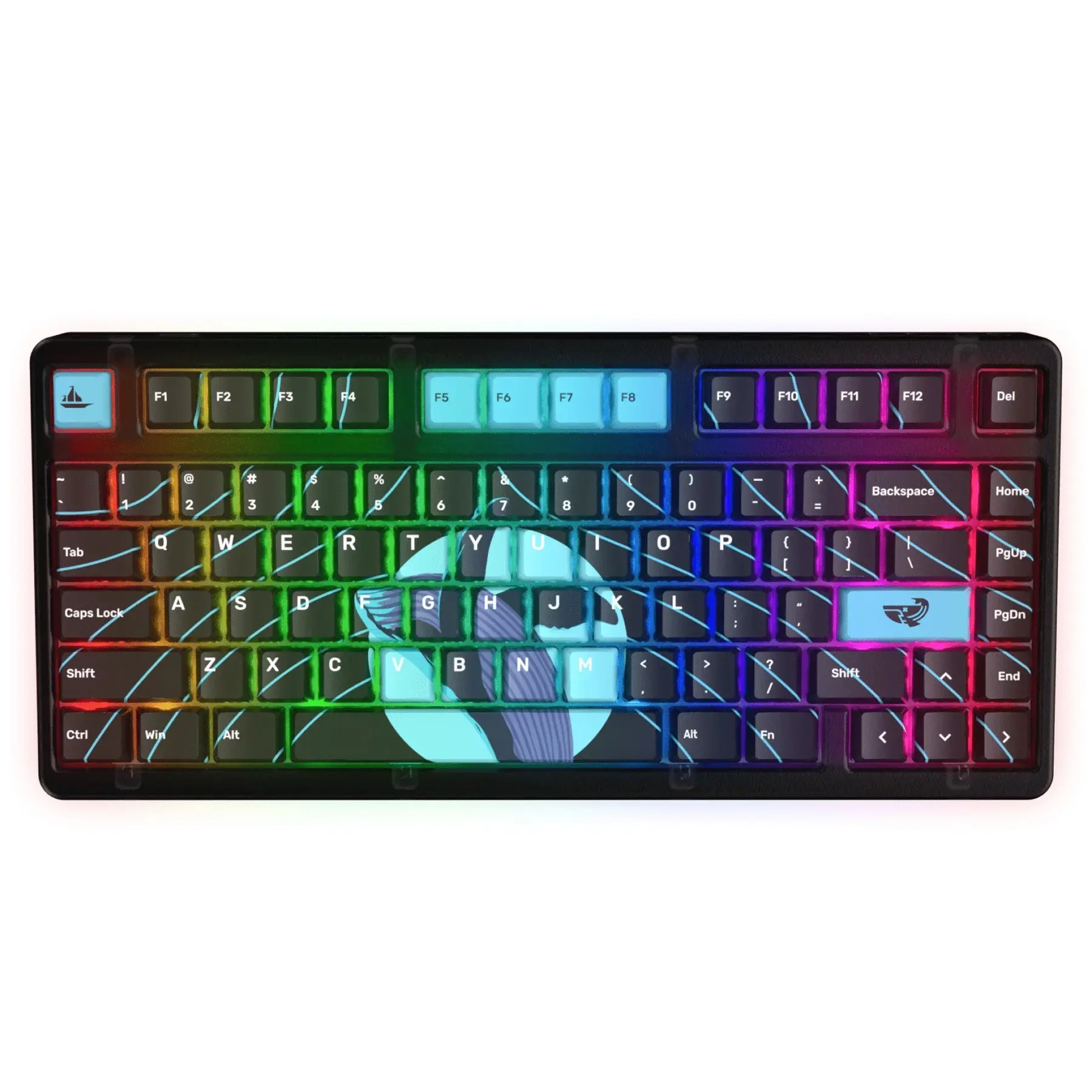 B0aty x Ghost K75 Mechanical Keyboard with Vibrant Per-Key RGB Backlighting