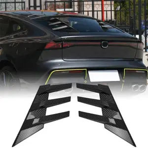Car Rear Window Side Spoiler Shunt, 1 Set Car Rear Window Side Spoiler, Universal Car Modified Tuyere, Car Exterior Accessories