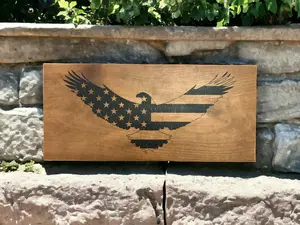 Handmade Housewarming Gift Family Gathering Decor Wood Antique Cherry