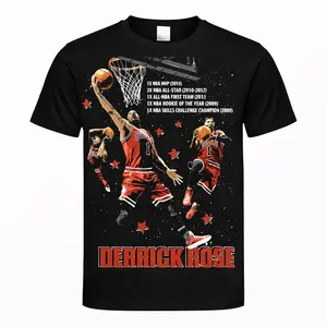 Derrick Rose Shirt Premium 100% Cotton, D-Rose Shirt, Young MVP Shirt, D-Rose Nation Fans, Windy City Bulls Fans, Basketball Shirt, Game Day Fit