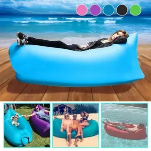 Viral 5 Sec Inflatable Sofa Chair - Portable Outdoor Lounger for Beach, Camping, Park, Festival |   No Pump Needed! Quick Air Bed Couch