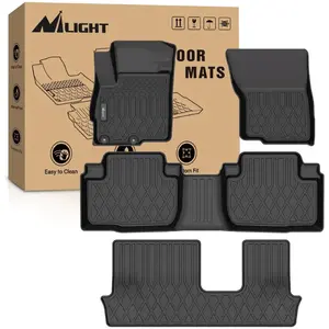 Nilight TPE Floor Mats, Custom-Fit for 2014-2021 Mitsubishi Outlander, All-Weather Car Mat Accessory, Mat Floor Mats
