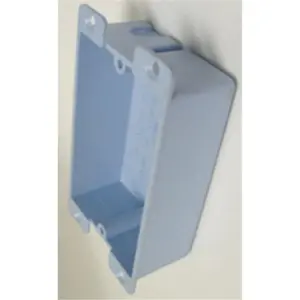 212 MAIN Shallow PVC Plastic EZ Box, 8 cu. in. Quick Connect Kit, Compact Fit, Flange, Cantex Industries EZ08SF (Sports & Outdoor Cycling Leisure Equipment)