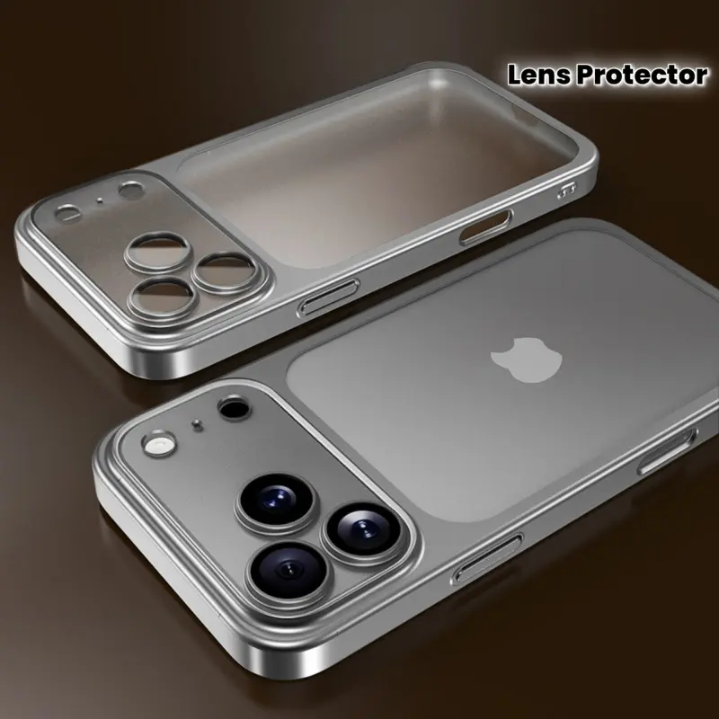 Luxury Translucent Matte TPU Cellphone Casing Cover, Smartphone Accessories for iPhone 11-17 Pro Max/Plus with Smooth Touch, Camera Lens Protection, Soft Flexible Shockproof Frame, Slim Design