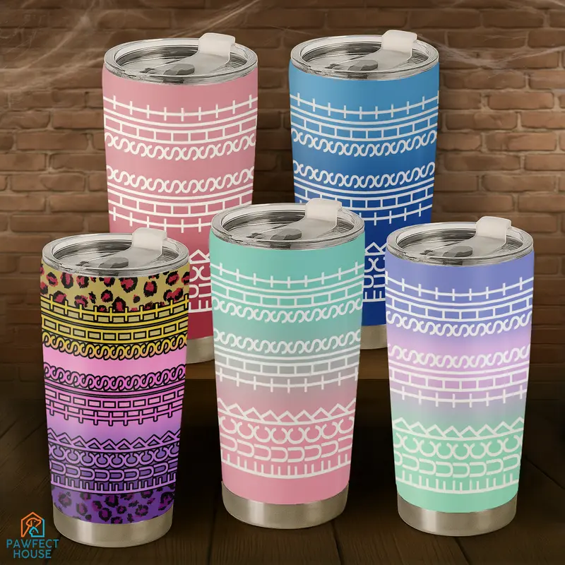 Hidden Message Stainless Steel Tumbler 20oz with Pastel Color, Drinkware Gift for Coworkers, Friends, Sarcastic Office Humor Water Bottles, Stylish, Funny Cup Mug