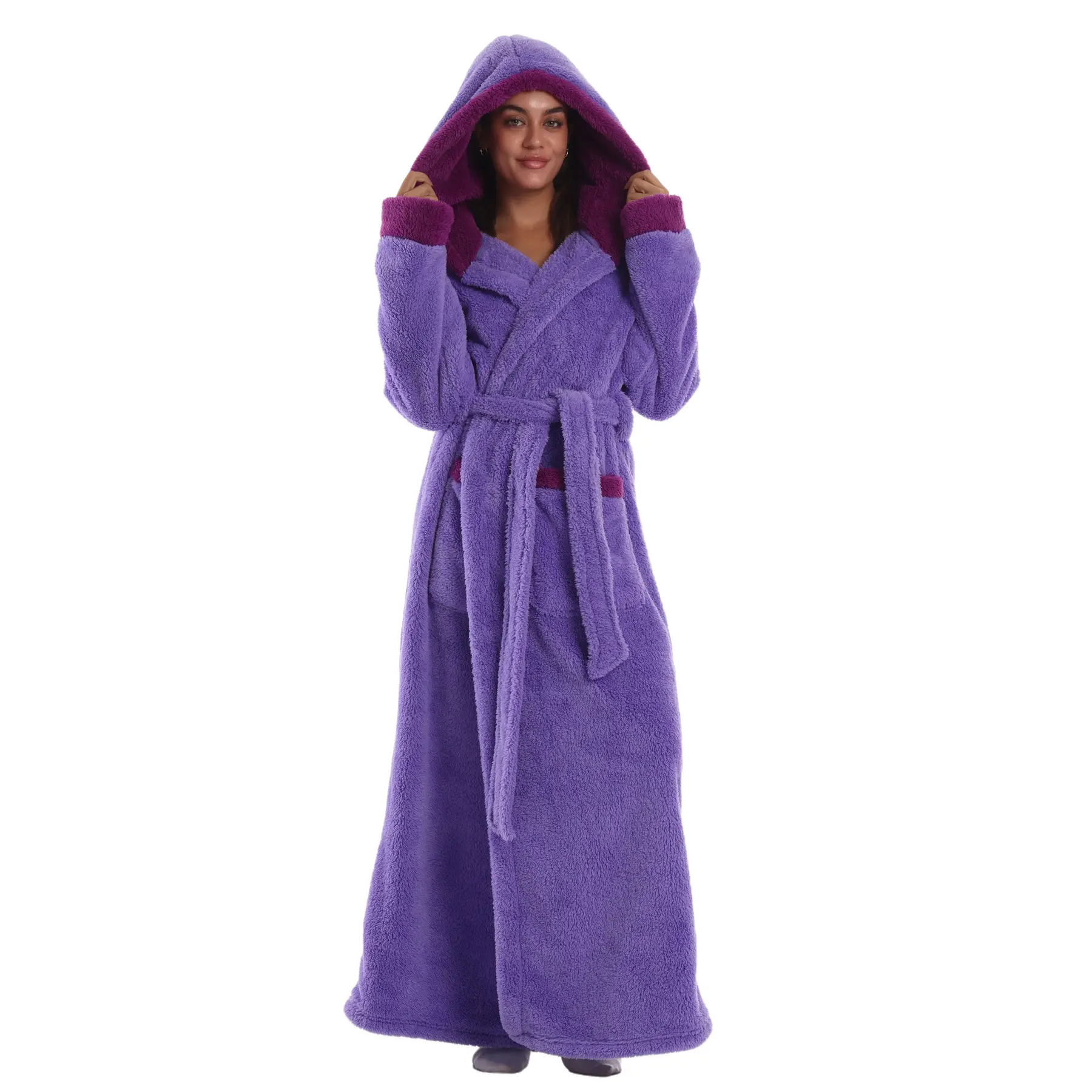 Purple Hooded 