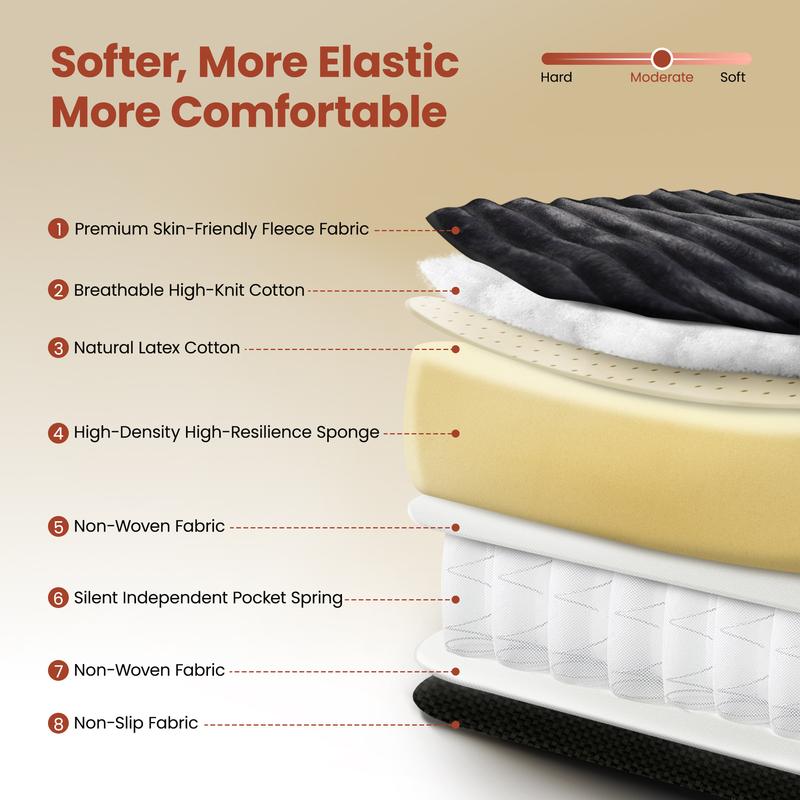 【2 Packages Shipping】Ovios 104" Plush Corduroy Cloud Velvet Modular Couch with Chaise & Ottoman, No Assembly Required - L/U-Shaped Sectional Sofa Set with Flexible Configuration - 104"W x 67.7"D x 30"H, 3 Seater 【2 Packages Shipping】Ovios 104" Plush Corduroy Cloud Velvet Modular Couch with Chaise & Ottoman, No Assembly Required - L/U-Shaped Sectional Sofa Set with Flexible Configuration - 104"W x 67.7"D x 30"H, 3 Seater