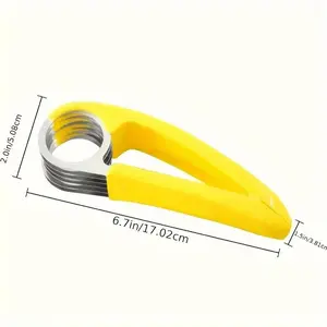 1pc Banana and Ham Slicer - Easy to Use, Suitable for BBQ and Outdoor Cooking, Kitchen Gadget, Outdoor Kitchen Utensil, Essential Tool for Camping and Dinner