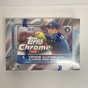 Topps 2025 Chrome Baseball Breaker Delight Box with 2 Chrome Autographs per Box Jaw-Dropping Inserts and Young Talent Cards for Collectors
