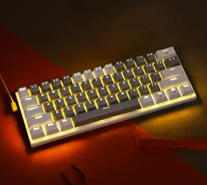 Mechanical Keyboard,E-YOOSO 60% Mechanical Keyboard: Experience Ultra-Compact Gaming with LED Backlit and Mac/Windows Compatibility!