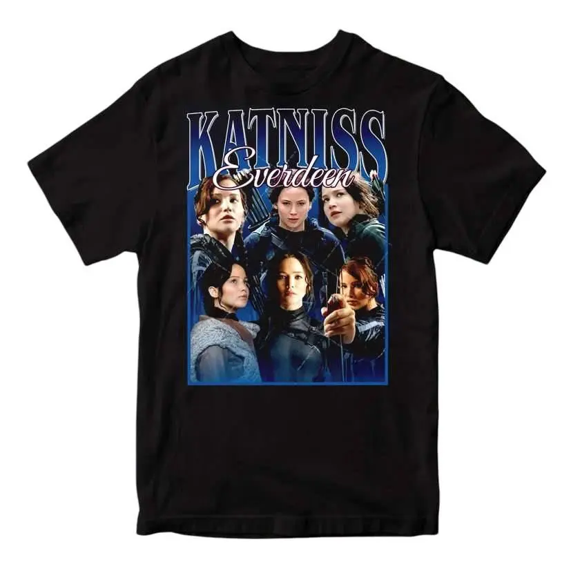 Katniss Everdeen – Jennifer Lawrence T-Shirt – The Hunger Games Iconic Character Tee