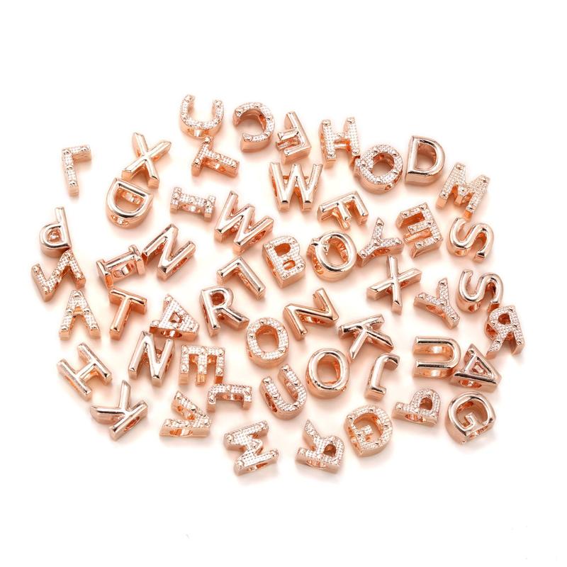 Alphabet Letters Beads Bracelet Accessories Charms Jewelry