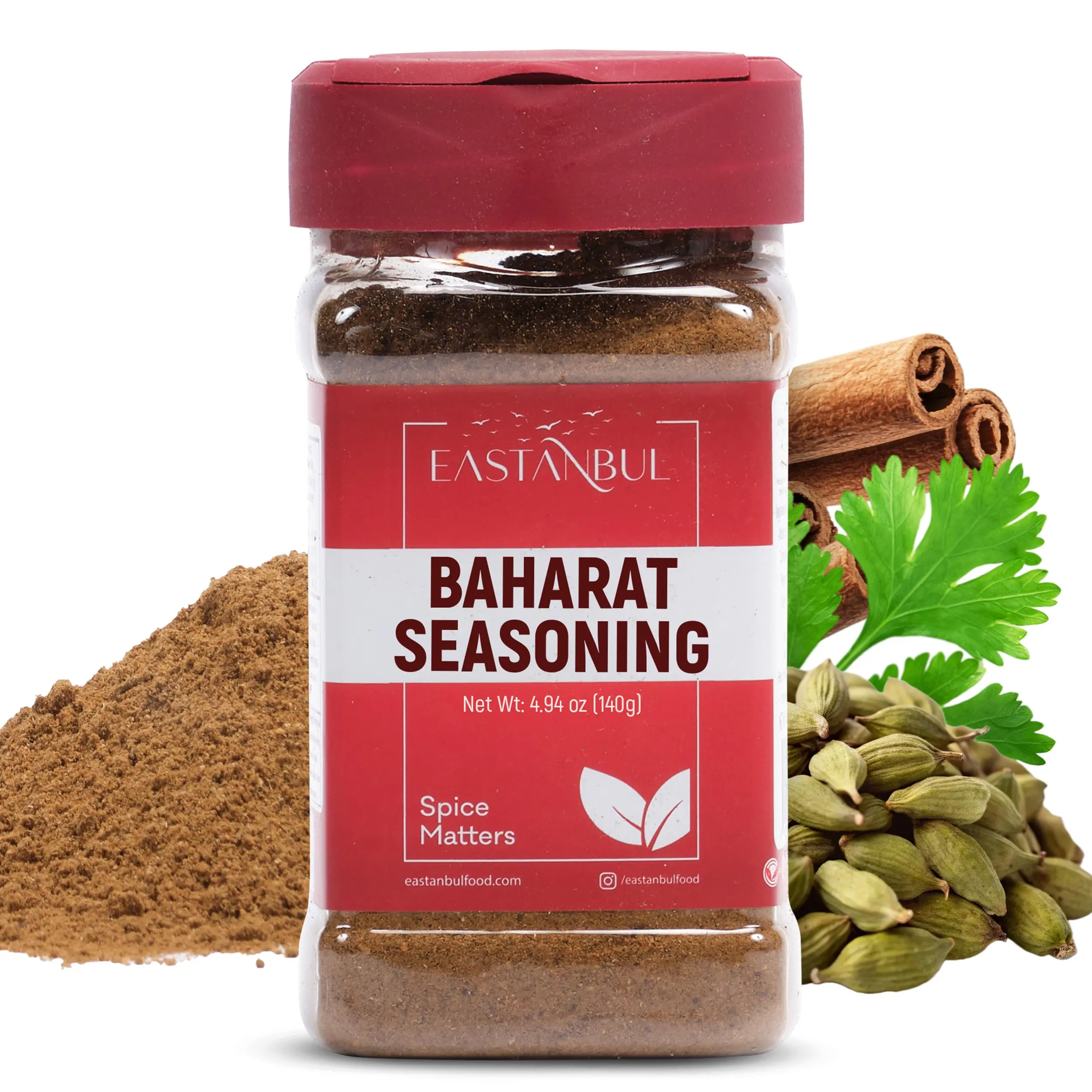 Eastanbul Baharat Spice Blend, Baharat Spice, Turkish Spice Blend, 4.94oz Herbal Ingredients Flavor Eastanbul Baharat Spice Blend, Baharat Spice, Turkish Spice Blend, 4.94oz Herbal Ingredients Flavor