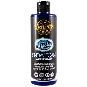 MASTERSON'S CAR CARE - MYSTIC SNOW FOAM AUTO WASH (16 oz) - MCC_110_16 - High Foaming Car Wash Soap For Foam Cannon - Extra Thick Suds Formula