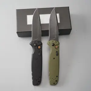 4300BK-02 CLA Folding Pocket EDC Tool - 3.4" CPM-MagnaCut Steel Battlewash Blade, G10 Handle with Pocket Clip, Compact Automotive Utility Tool for Outdoor Camping, Everyday Tasks, Great Gift for Men