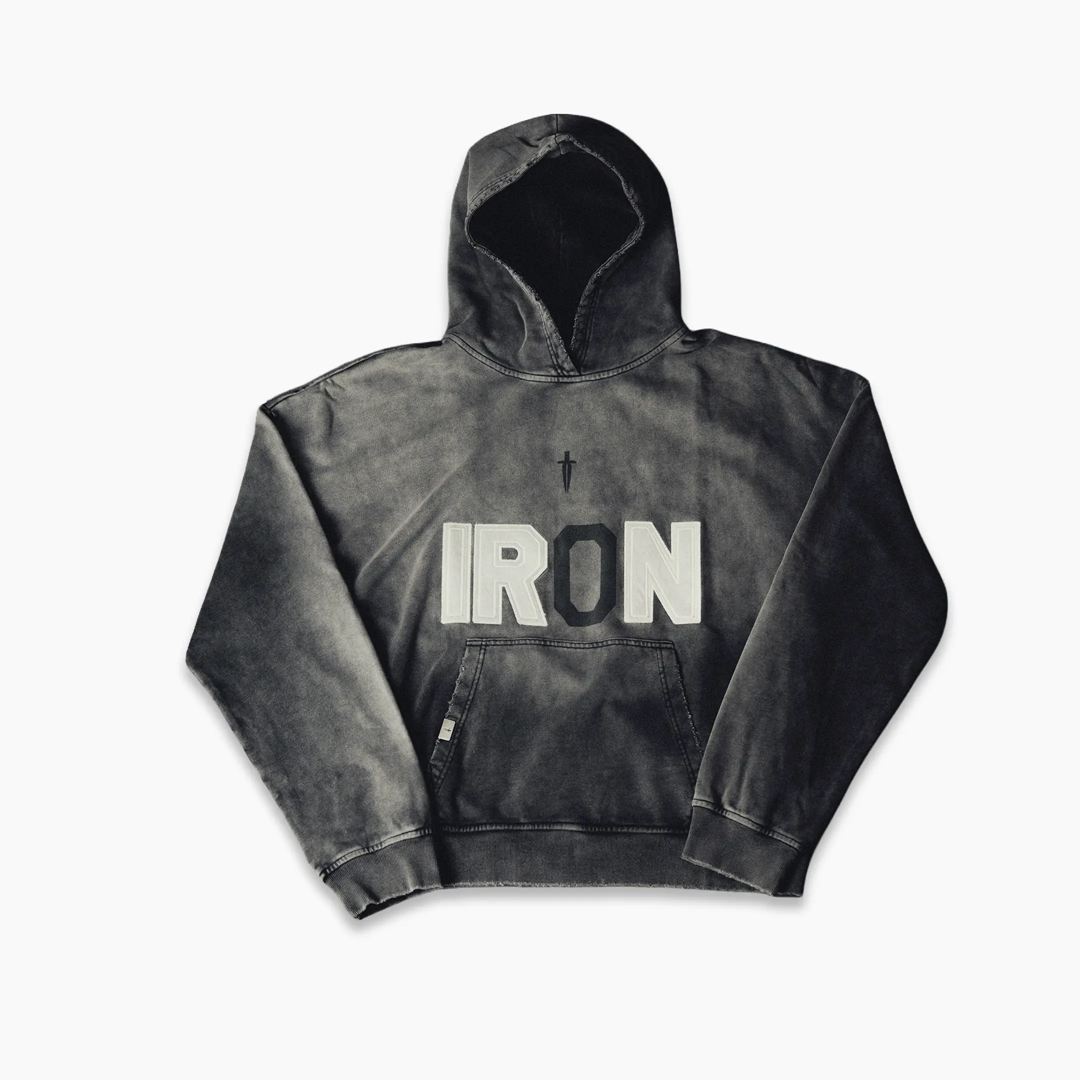 IRON STATE HOODIE - [GREY]
