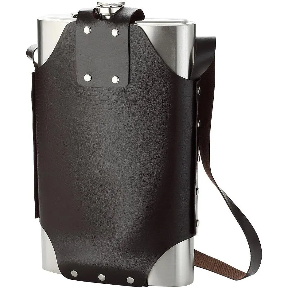 64 oz Classic Style Stainless Steel Liquor Whiskey Hip Flask Silver