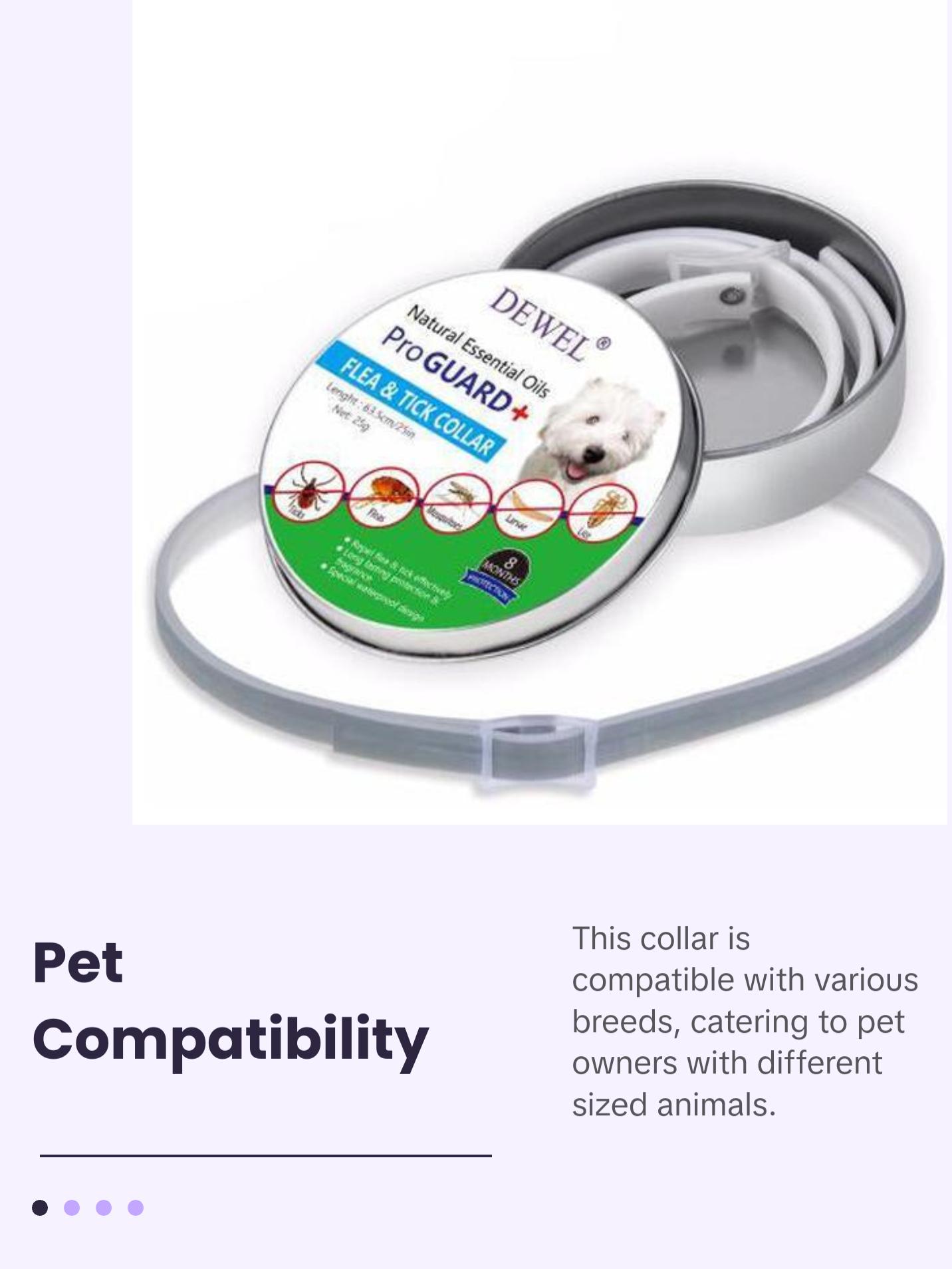 Anti-Insect Cat Dog Collar - Effective Insect Repellent, Lightweight Design, Suitable for Pets, Compatible with Various Breeds
