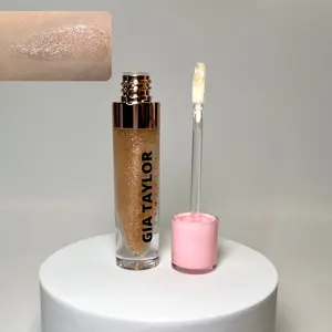 Fantasy Super Shimmer Lipgloss // Butterscotch smooth hydrating light golden lipgloss // vegan cruelty free non sticky and moisturizing lipgloss glittery