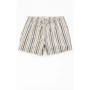Pacsun Men's Atoll Striped Seersucker 5" Swim Trunks