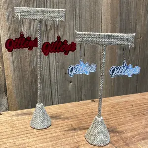 Gilley’s Logo Earrings | Western Acrylic Dangle Earrings