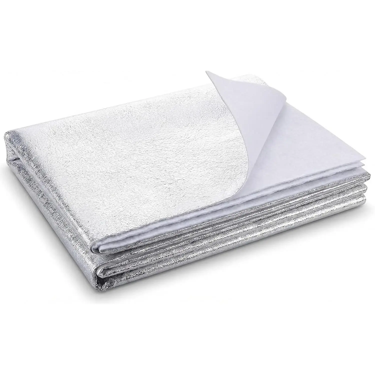 Heat Resistant Batting for Potholders - 45" x 1 Yard Thermal Insulated Fabric - Reflective Aluminized Quilting Batting for DIY Kitchen Crafts, Oven Mitts, Hot Pads - Easy Cut Material